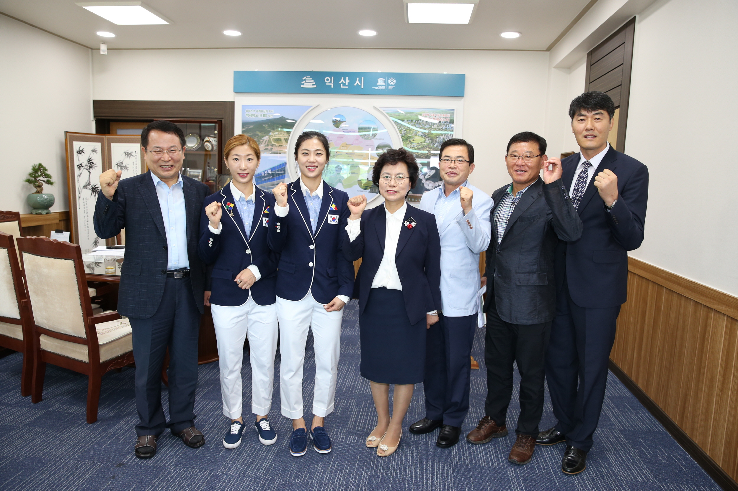 7월15일 펜싱 국가대표 김지연, 황선아 선수 올림픽 출정 신고1